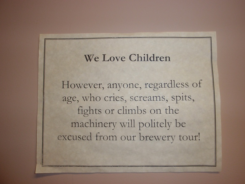 Awesome Sign at New Glarus